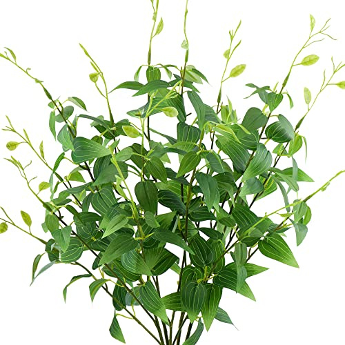 FiveSeasonStuff 6 Bunches of Clematis Leaves for Decorating Bouquets Floral Arrangement Artificial Greenery Fillers …