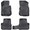 fussmattenprofi.com 3D Auto Gummimatten Set für Peugeot 2008 (1.Gen) Baujahr 2013-2019 | Extra Hoher Rand 5cm Allwetter Geruchlos rutschfest Gummifußmatten Fussmatten TPE