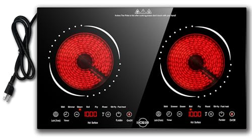 Hobsir Hob 2 Burner Electric Cooktop 110 V