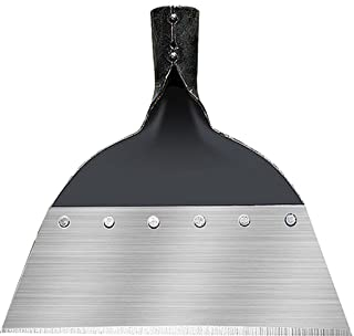 Pelle de nettoyage de jardin, pelle de jardin multifonctionnelle, pelle de jardin en plein air, en acier au carbone robuste, pour le jardin truelle (S: 21,5 x 24 x 3,3 cm)
