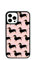 Sausage Dogs Dachshund Dog Pattern Phone Case/Cover Compatible with iPhone XR Rubber