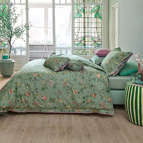 PiP Studio Bettwäsche La Dolce Vita Green 1 Bettbezug 135 x 200 cm + 1 Kissenbezug 80 x 80 cm