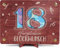Geldgeschenke Geburtstag 18 - XL Geldgeschenk aus Holz inkl. Ständer | 18. Geburtstag Mädchen, 18. Geburtstag Junge, 18. Geburtstag Geldgeschenk, Geburtstagskarte 18, 18 Geburtstag Deko