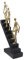 kowaku Leiter-Statue, Denker-Figur, kreatives Sammlerstück, Treppen-Figur, Leiter-Skulptur für Bücherregal, Wohnzimmer, Schreibtisch, Schlafzimmer, Stil a