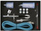 Kit aérographe professionnel à double action, tasse 7 cc, 20 cc, 40 cc, adaptateur 0,6 cm - 1/4, tuyau d'aérographe de 1,8 m, buses 0,2/0,3/0,5 mm, aiguilles pour modélisme, peinture, décoration de