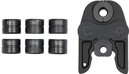 Pressbacken TH16-20-26-32 - Pinza a pressa, pinze in acciaio temprato, resistente alla ruggine e durevole, per tubi compositi di alluminio, PEX, rame, acciaio inossidabile