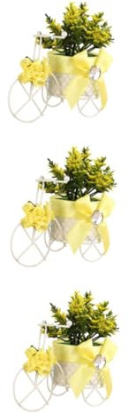 YARNOW 3 Pz Porta Fiori Per Bicicletta Fiore Triciclo Arredamento Del Tavolo Contenitore Per Fiori Arredamento Estetico Della Camera Nozze Cesto Di Fiori Pianta