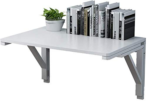 asdchZen Klappbarer Klapptisch Zur Wandmontage, Platzsparender Hängetisch, Computertisch, Schreibtisch, Kindertisch Aus Massivholz (80 X 40 cm)