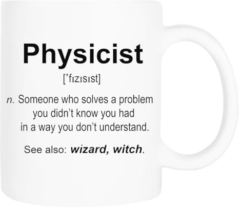 Physicist W Keramiktasse, Weiß, Klassische Tasse