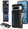 SailorTech Etui pour Google Pixel 8 Pro Étui avec Porte-Cartes de crédit, Housse pour Google Pixel 8 Pro Étui à Fermeture éclair Portefeuille avec Fentes pour Cartes de crédit-Noir