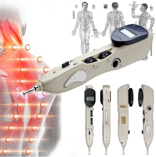 Penna Per Agopuntura Elettronica, Massaggiatore Dei Meridiani Del Corpo, Rileva Automaticamente I Punti Di Agopuntura, 10 Intensità + 10 Sensibilità, Per Alleviare Il Dolore