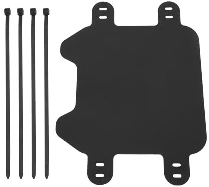 EMSea 1 Set Motorcycle Front Number Board Plate Motorcycle Black Front Plastic Number Plate Cover Compatible with Sur-Ron Light Bee X Lbx Ebike
