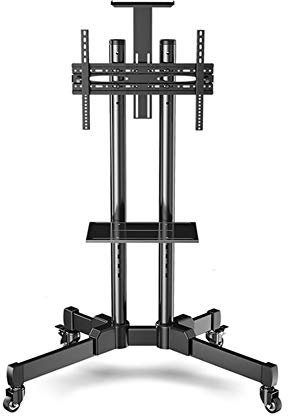 TV Floor Stand, With 2 Shelf For 32-70 Led Oled Lcd Plasma Flat Curved Screens Height Adjustable Up To 1730Mm beautiful scenery