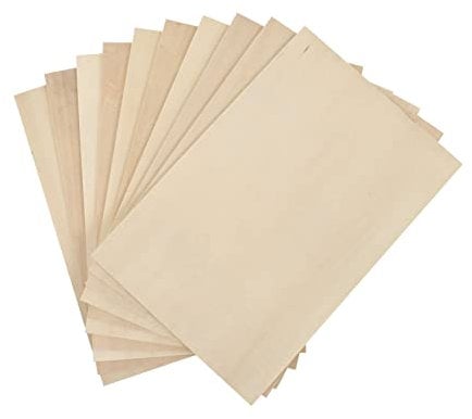 DIYEAH Unbearbeitete Sperrholzplatten 300 X 200 X 2 Mm Lindensperrholz Für Bastelarbeiten Und Brandmalerei