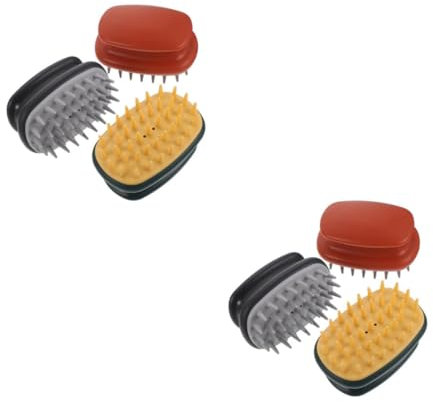 2 Sätze 3Tlg Shampoo-Bürste entwirren Borste Conditioner Entwirrer Körperbürste Luft hairbrush haarbürsten lavaerde shampoo hairregrow reinigungsbürste Massage Kopfhautpflege Abs Healvian