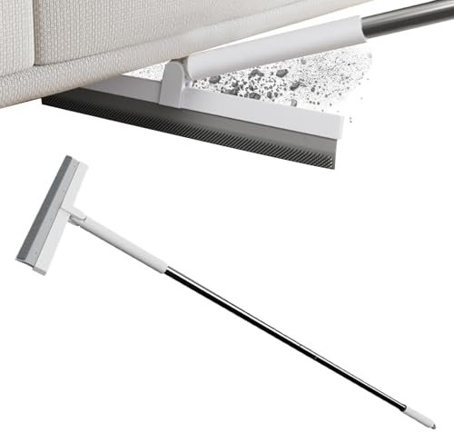 Magic Broom - Floor Wiper Brush | Window Cleaner With 180° Swivel Head, Glass Scraper, Multipurpose For Lounge, Cooking Area And Washroom Accessories