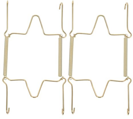DIYEAH 2piezas Colgadores u Invisibles Resistentes Para Platos Colgadores Decorativos Inoxidable Sin Daños La Pared