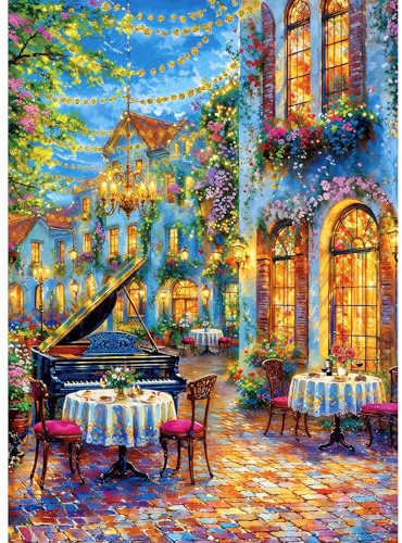 HUADADA Jigsaw Puzzles for Adults 1000 Challenge High Difficulty 1000 Piece Jigsaw Puzzles for Adults-Gold Powder Craftsmanship-Birthday Gifts for Women Man