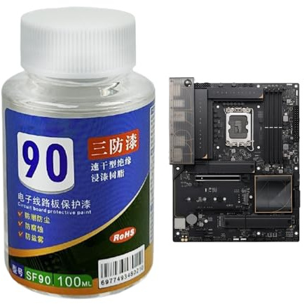 Vergussmasse – 100 Ml Leitfähiger Kleber | Elektrisch Leitfähiger Klebstoff | Isolierender Epoxidlack Für Leiterplatten, Motherboards, Automobile Und Industrielle Elektroarbeiten