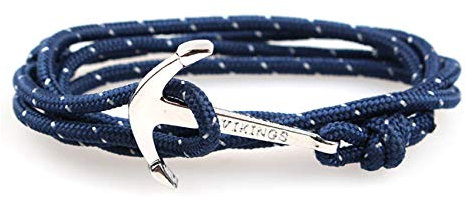 ZENSE - Bracelet cordon ancre marine ajustable