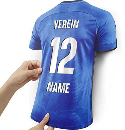 Elbeffekt Trikotlampe für Chelsea Fans aus Holz - personalisierbares Geschenk - schenke dein individuellen Chelsea Fanartikel aus Echtholz