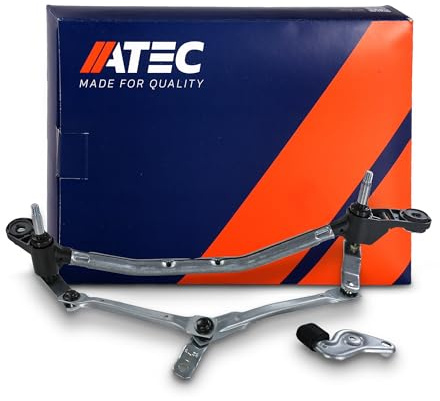 ATEC Germany Tirante per tergicristalli anteriori senza motore, supporto per tergicristalli per parabrezza