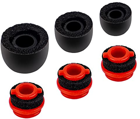 Verbessert 3er-Pack Comfort Eartips Ohrstöpsel Ersatz mit Memory-Schaum Bezüge für Plantronics Voyager 5200/5220/5210 Serie Bluetooth-Kopfhörer, Weicher Kopfhörer Ohrstück S/M/L …