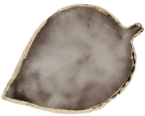 Nail Art Palette Resin Nail Art for Nail Polish Gel Polygel Varnish Colour Mix Manicure Cosmetic Tool - Grey Leaf