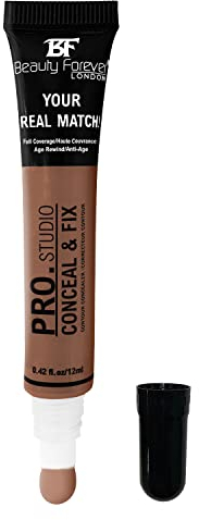 Beauty Forever Pro Studio, Conceal & Fix Contour Concealer, Moisturising & Hydrating Formula, 12ml (80 COCOA)