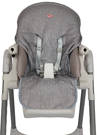 Nuby Baby High Chair Cover - Protects from Spills and Crumbs - Water Resistant for Easy Cleanup - Arrow Print
