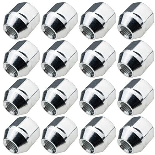 16x Radmuttern M12x1,5 Kegelbund Offen 25mm Verzinkt für Alufelgen Stahlfelgen SW21