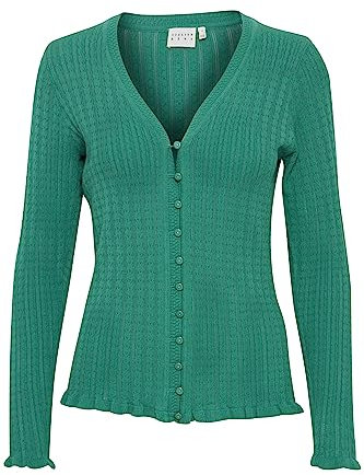 ATELIER RÊVE ICHI IRFANTINO CA - 20117546 Cardigan da donna, Bottiglia verde (175722), L