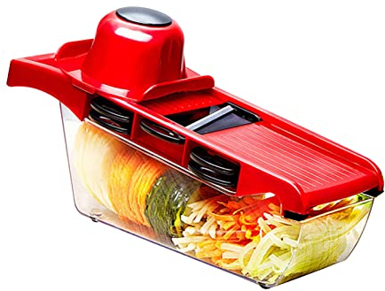 Psytfei 6 in 1 Vegetable Slicers Kitchen Multifunctional Food Potato Veggie Chopper Dicer Cutter with Peeler Cheese Grater Vegetable