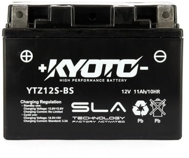 YTZ12 YTZ12S-BS Batterie prête à l'emploi compatible avec Yamaha T-Max 530 TMAX 560