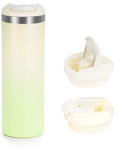 thermobecher,kaffebecherhalter to go 500ml,hält 6h-12h heiß,Isolierbecher, kaffee becher für Haus und Büro、Reisen,thermo becher