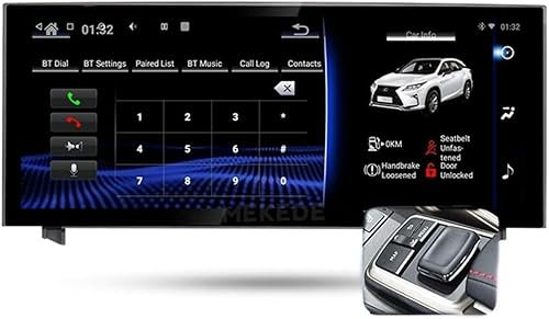 Generisch Android Auto-Radio-Player, 2-Din-Navi für Le-xus is 200 250 300 350 200t 300h Le-xus IS300h 2013-2018, GPS-Navigation, 10,25-Zoll-Touchscreen, Entertainment-Multimedia-Player-Empfänger