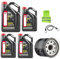 CLICK&GO Olio per Moto 4 litri 10W40 HC-TECH + Filtro Olio per Yamaha MT 09 900 Tracer ABS