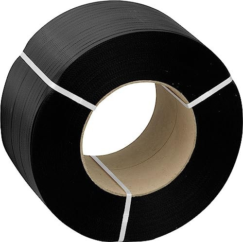 BANHOLZER Automatenband für Umreifungsmaschine, halbautomatisch, 12,0x0,55 mm, 1300 N, 200mm Kern, Rolle mit 3000 Meter
