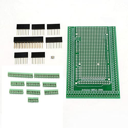 Kit saldato fai-da-te -2560 R31 di Electronics-Salon Prototype Spaziatura PCB Morsettiera a vite Scheda di blocco Scheda di schermatura