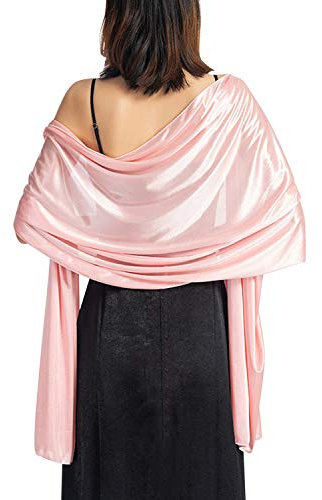 Petalum Elegant Braut Schal Stola Schal für Kleider, Hochzeit Party Retro Umschlagtücher Leicht Weich Schal Wraps