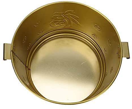 TOPBATHY Traditional Chinese Paper Incinerator Burn Bin Garden Burner Stainless Steel Bucket