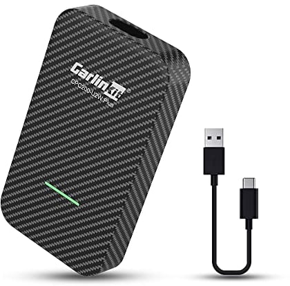 CarlinKit 2025 Wireless CarPlay Adapter mit OTA-Upgrade-Unterstützung, 5GHz Datenübertragung für Autos mit kabelgebundenem CarPlay