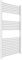 ERCOS Scaldasalviette Termoarredo Bagno Dimensioni 650x1200 mm Radiatore Colore Bianco Opaco, Attacchi da 1/2 Fornito Con Kit Montaggio