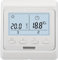 Wengart Termostato Interno WG806,Programmazione Settimanale AC230V,Uscita 3 A,Display Digitale LCD,per Sistema di Riscaldamento dell'Acqua con Funzione di Collegamento della Caldaia,Bianco
