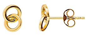 Xenox Damen 9K 375er Gelbgold Ring-Ohrstecker in goldfarben - XG9K4095G