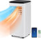 COSTWAY 9000BTU Portable Air Conditioner with WiFi Smart APP, 5 in 1 Mobile Heater, Cooler, Fan, Dehumidifier with Sleep Mode, 24H Timer, 2 Fan Speed & Remote Control