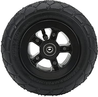 8 Zoll Skateboard Rad, Anti-Schleuder Stoßsicher Gummi Off Road Elektroroller Wheel Skateboard Reifen Aufblasbares Rad Luftreifen Scooter Rad Reifenzubehör Mountain Skateboard Räder mit Innenschlauch