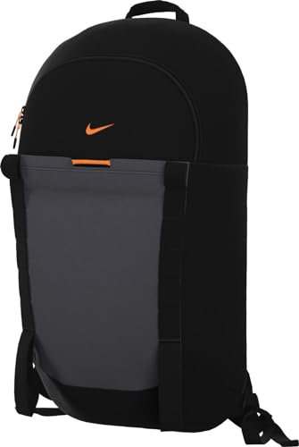 Nike Unisex Rucksack Hike Daypack, Black/Anthracite/Total Orange, DJ9678-011, MISC