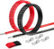 Cavo elettrico in PVC da 8,6mm² - 8 AWG Filo elettrico di 6 m (3 Metri nero e 3 Metri rosso) in rame stagnato ad alta temperatura per pannelli solari, elettrodomestici, veicoli, ecc.
