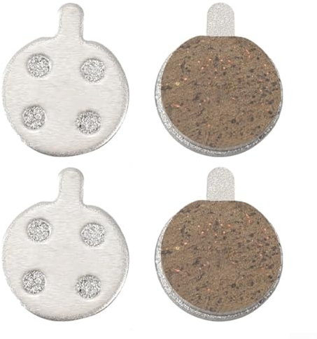 HEIBTENY 2 Pairs of Disc Brake for PADS for Zoom/for Bolids Bb8 Brake for PADS Disc Brake for PADS, Lightweight Stainless Steel Back Plate, Non-Slip and Wear-resistant (for Zoom)